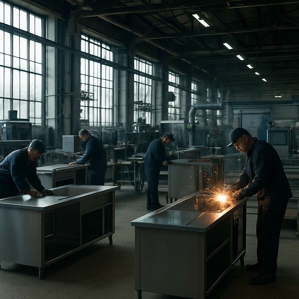 Global Kitchen Equipments factory — stainless steel fabrication, Coimbatore